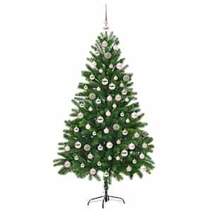 Vánoční stromeček s 300 LED diodami s stojanem Zelená 210 cm PE - obrázek 4