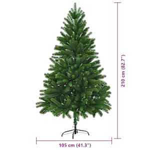 Vánoční stromeček s 300 LED diodami s stojanem Zelená 210 cm PE - obrázek 14