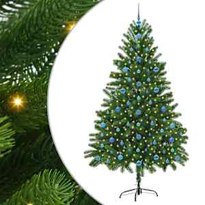 Vánoční stromeček s 300 LED diodami s stojanem Zelená 210 cm PE - obrázek 2