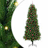 vidaXL J&otilde;ulupuu koos 300 LED-iga koos alusega Roheline 240 cm PE