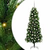 vidaXL J&otilde;ulupuu koos 300 LED-iga koos alusega Roheline 240 cm PE
