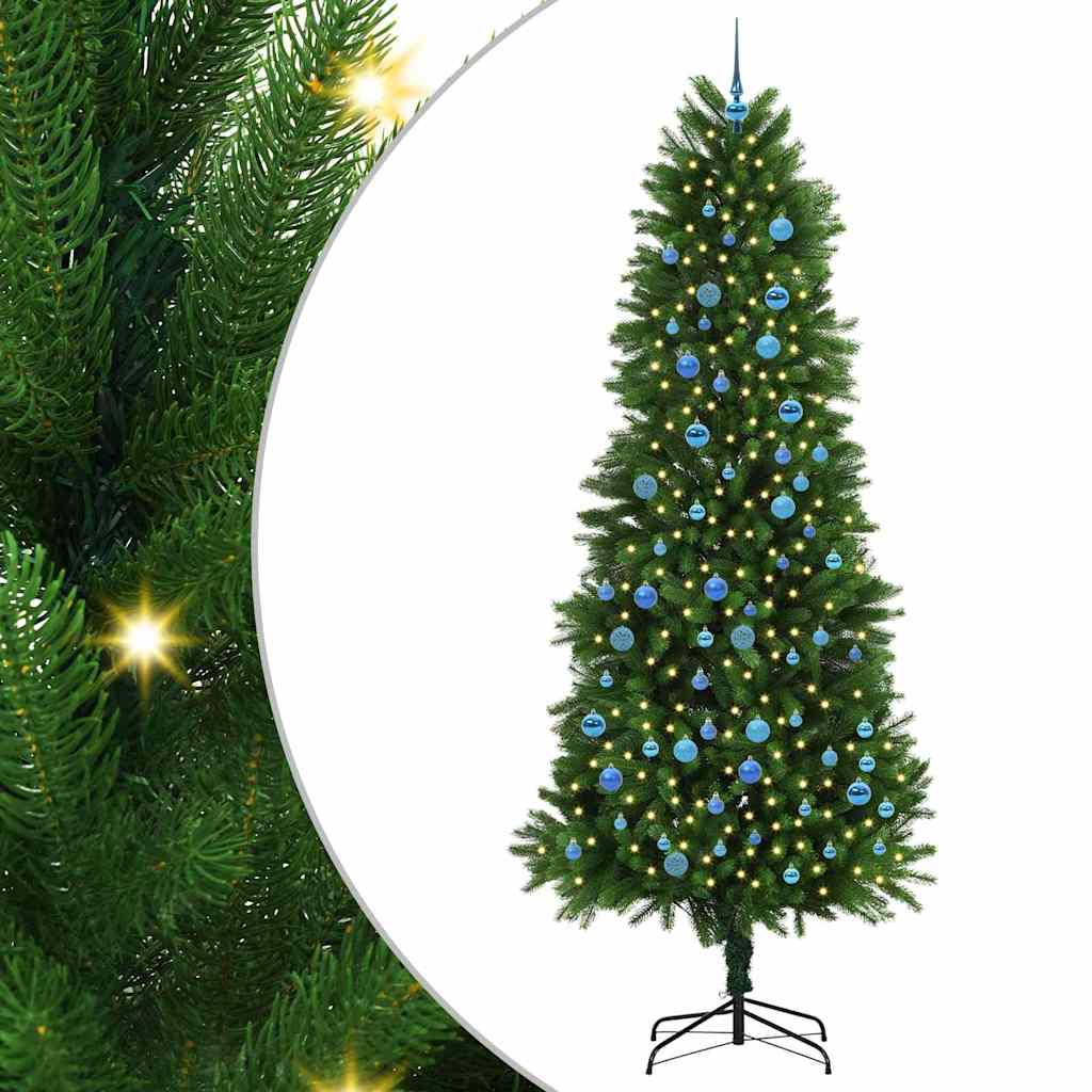 Thumbnail - vidaXL Weihnachtsbaum mit 300 LEDs mit Ständer Grün 240 cm PE