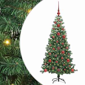 vidaXL J&otilde;ulupuu Roheline 120 cm PVC