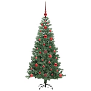 Vánoční stromeček s 150 LED diodami Zelená 120 cm PVC - obrázek 4