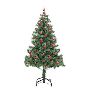 Vánoční stromeček s 150 LED diodami Zelená 150 cm PVC - obrázek 4