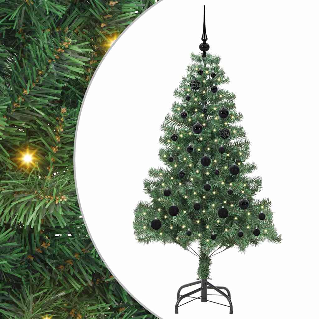 Thumbnail - vidaXL Weihnachtsbaum mit 150 LEDs mit Ständer Grün 150 cm PVC