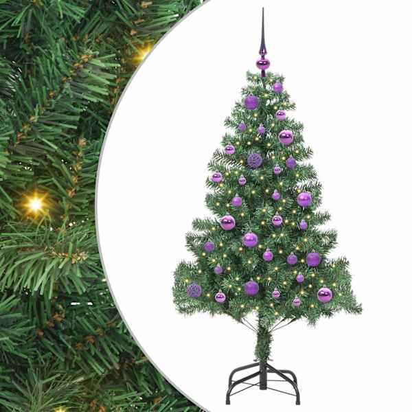 vidaXL J&otilde;ulupuu Roheline 150 cm PVC