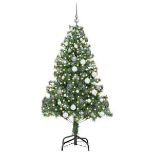 Vánoční stromeček s 300 LED diodami Zelená 180 cm PVC - obrázek 3