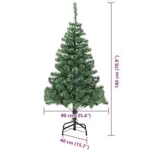Vánoční stromeček Zelená 180 cm PVC - obrázek 15