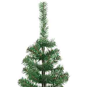Vánoční stromeček s 300 LED diodami Zelená 240 cm PVC - obrázek 11