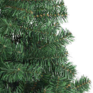 Vánoční stromeček s 300 LED diodami Zelená 240 cm PVC - obrázek 10