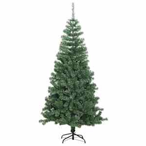 Vánoční stromeček s 300 LED diodami Zelená 240 cm PVC - obrázek 4