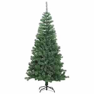 Vánoční stromeček s 300 LED diodami Zelená 240 cm PVC - obrázek 5
