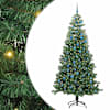 vidaXL J&otilde;ulupuu Roheline 240 cm PVC