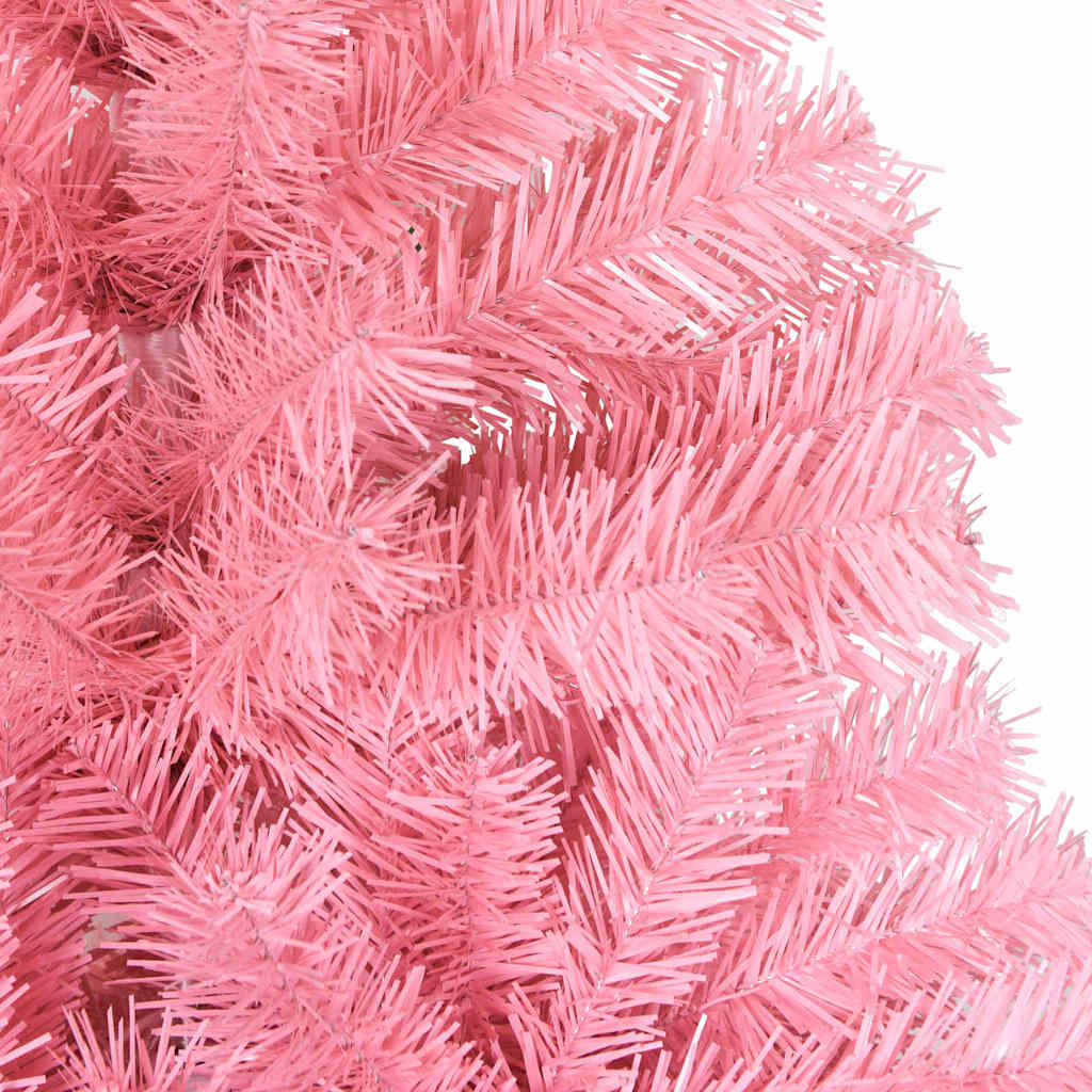 Vánoční stromeček s 150 LED diodami Růžová 120 cm PVC - obrázek 15