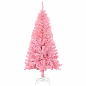 Vánoční stromeček s 150 LED diodami Růžová 150 cm PVC - obrázek 5