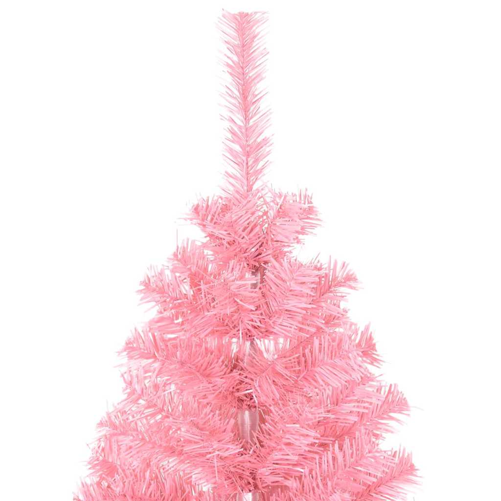 Vánoční stromeček s 150 LED diodami Růžová 150 cm PVC - obrázek 15