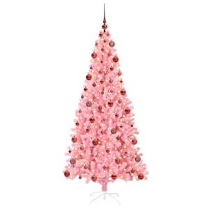 Vánoční stromeček Růžová 180 cm PVC - obrázek 3