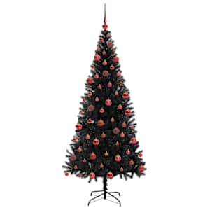 Vánoční stromeček Černá 180 cm PVC - obrázek 4