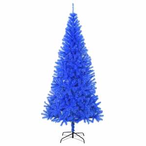 Vánoční stromeček s 300 LED diodami s stojanem Modrá 180 cm PVC - obrázek 4
