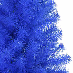 Vánoční stromeček s 300 LED diodami s stojanem Modrá 180 cm PVC - obrázek 10