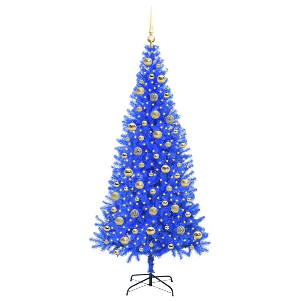 Vánoční stromeček Modrá 210 cm PVC - obrázek 3