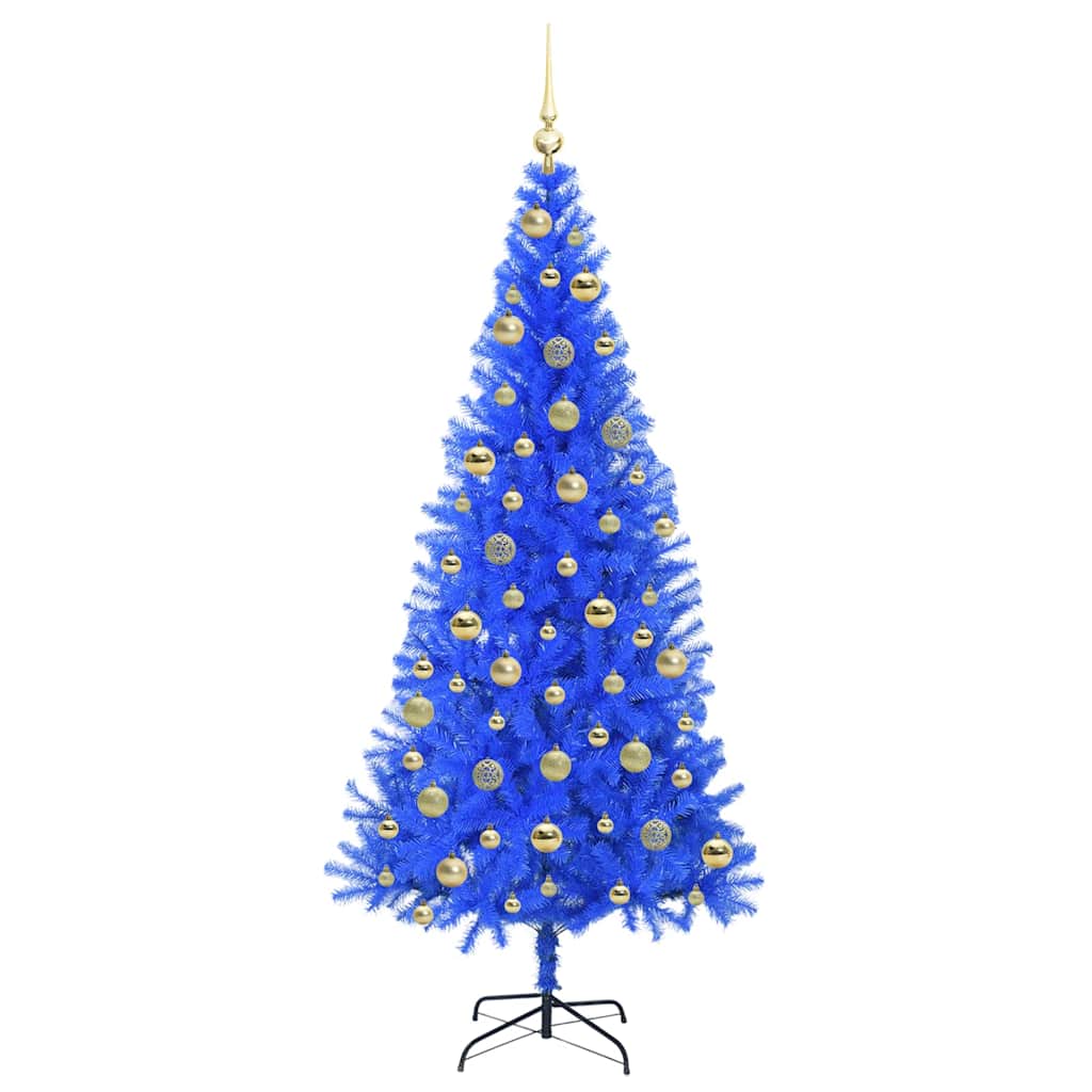 Vánoční stromeček Modrá 210 cm PVC - obrázek 4