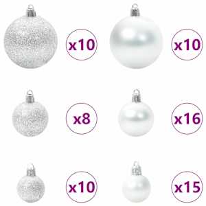 Vánoční stromeček s 300 LED diodami Červená 210 cm PVC - obrázek 5