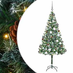 Umělý vánoční stromeček s stojanem Zelená 180 cm PVC a Ocel - obrázek 2