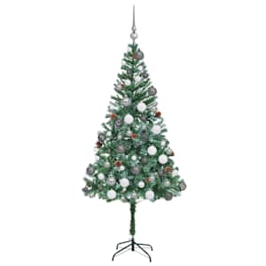Umělý vánoční stromeček s stojanem Zelená 180 cm PVC a Ocel - obrázek 4