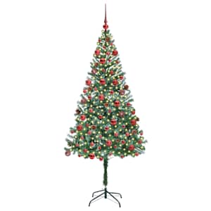 Umělý vánoční stromeček s stojanem Zelená 180 cm PVC a Ocel - obrázek 3