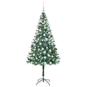 Umělý vánoční stromeček s stojanem Zelená 180 cm PVC a Ocel - obrázek 4