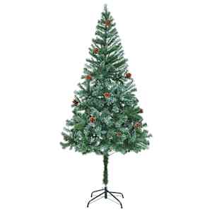 Umělý vánoční stromeček s stojanem Zelená 180 cm PVC a Ocel - obrázek 5
