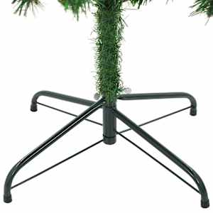 Umělý vánoční stromeček s stojanem Zelená 210 cm PVC a Ocel - obrázek 12