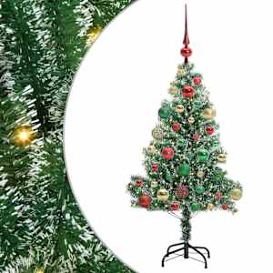 Umělý vánoční stromeček se sněhem a LED osvětlením 120 cm - obrázek 2