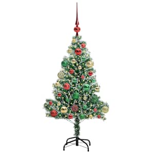 Umělý vánoční stromeček se sněhem a LED osvětlením 120 cm - obrázek 3