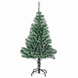 Umělý vánoční stromeček se sněhem a LED osvětlením 150 cm - obrázek 5