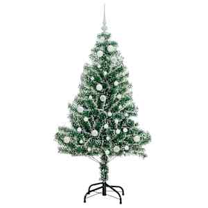 Umělý vánoční stromeček se sněhem a LED osvětlením 150 cm - obrázek 4