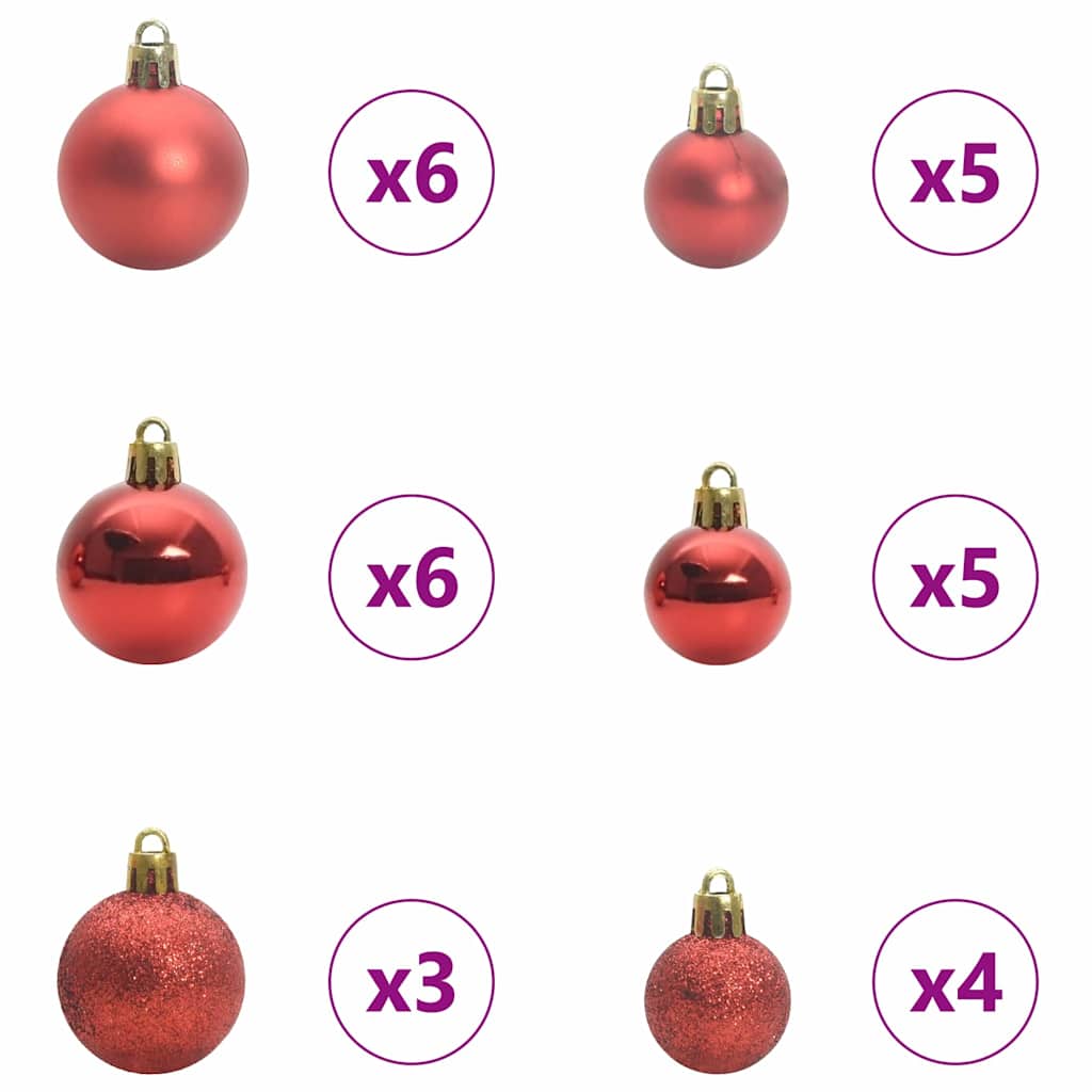 Thumbnail - vidaXL Künstlicher Weihnachtsbaum beschneit mit LED Licht 210 cm