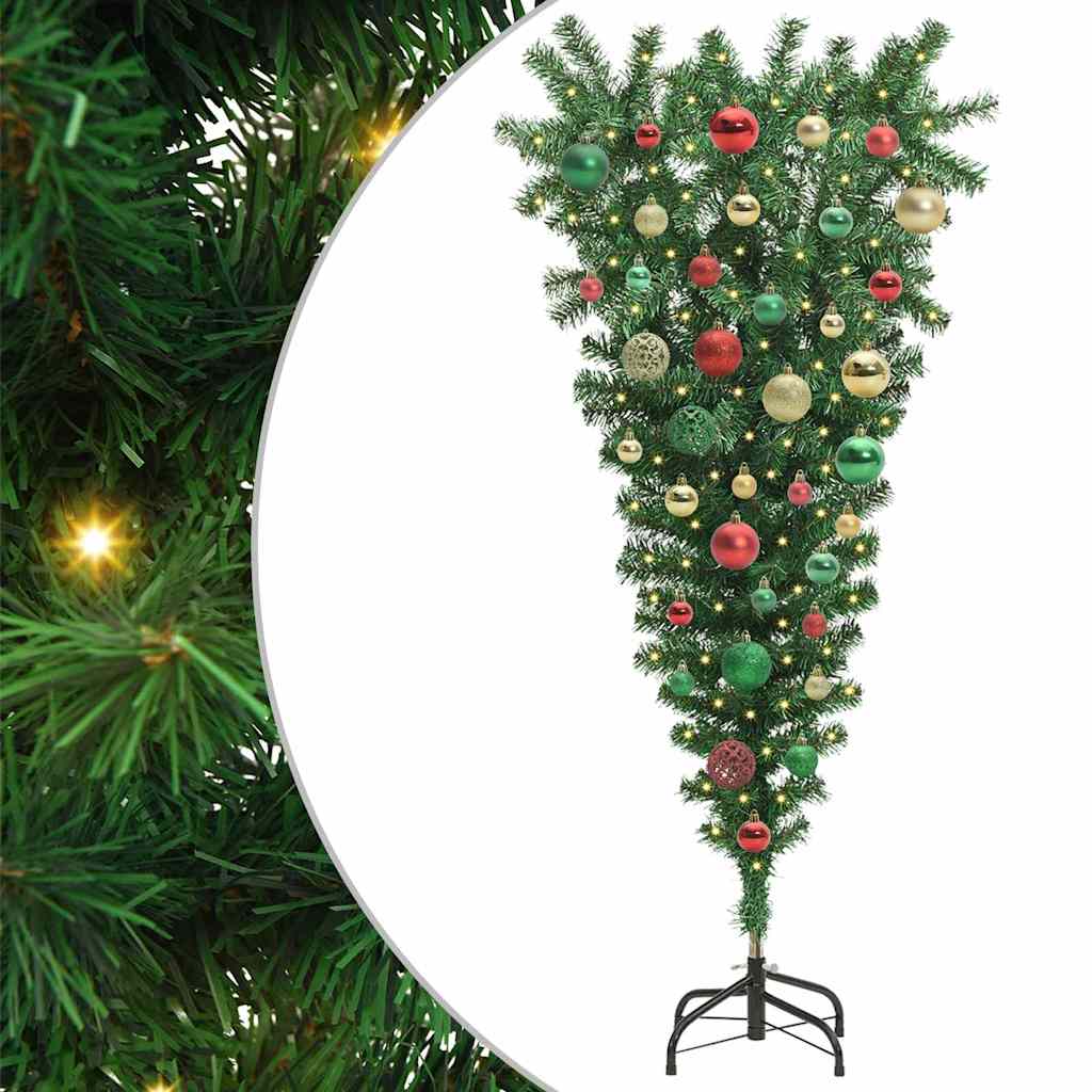 Thumbnail - vidaXL Umgekehrter künstlicher Weihnachtsbaum mit lichter Ball-Set