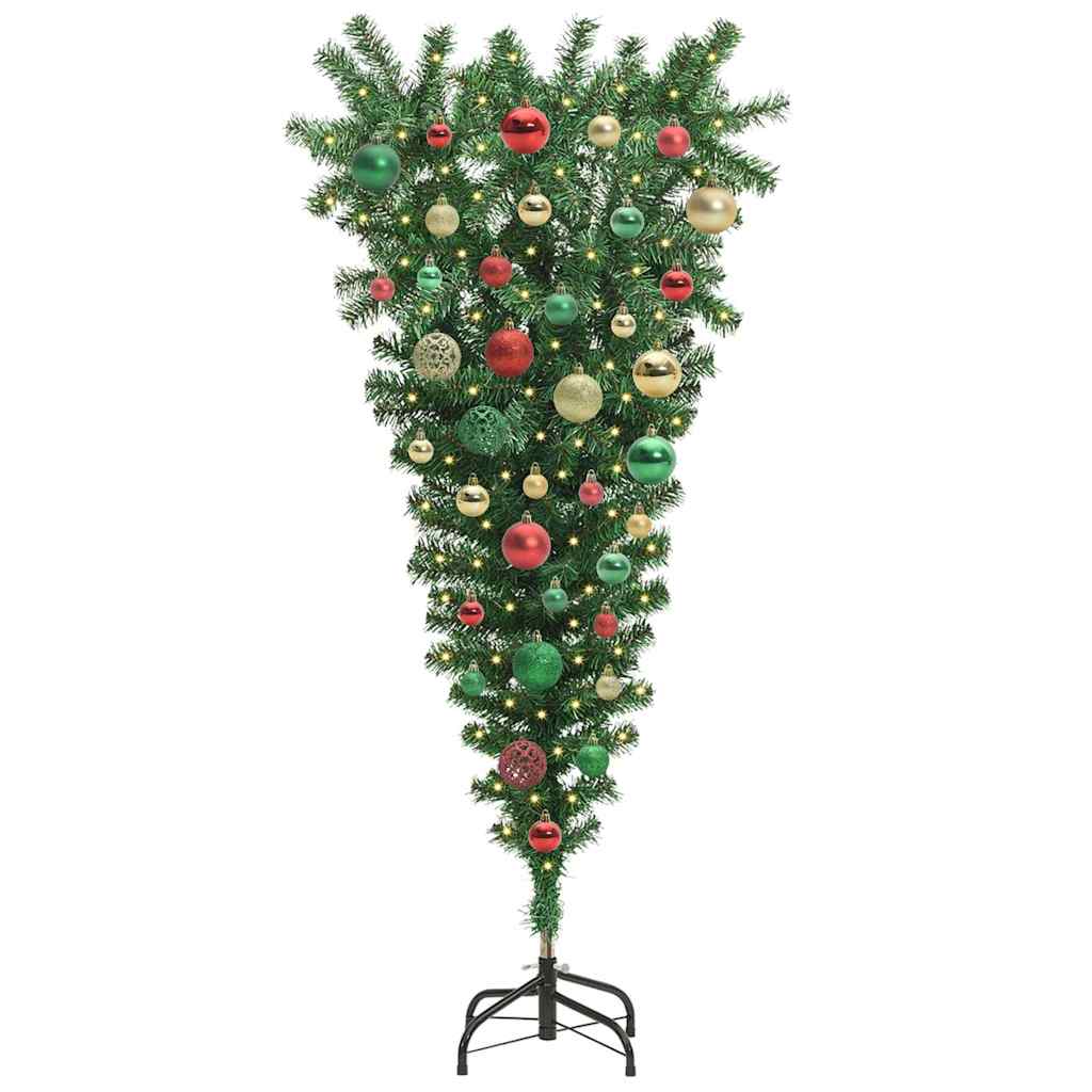 Thumbnail - vidaXL Umgekehrter künstlicher Weihnachtsbaum mit lichter Ball-Set