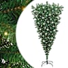 vidaXL P&ouml;&ouml;ratud kunstlik eeltuled Christmas puu pallikomplektiga PVC