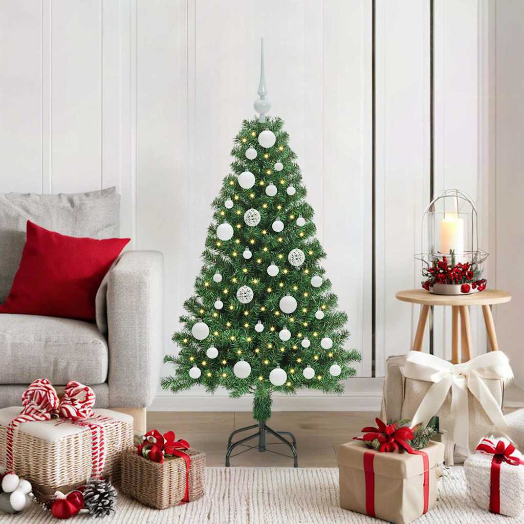 Sapin de Noël artificiel Vert 120 cm PVC, Acier et Plastique