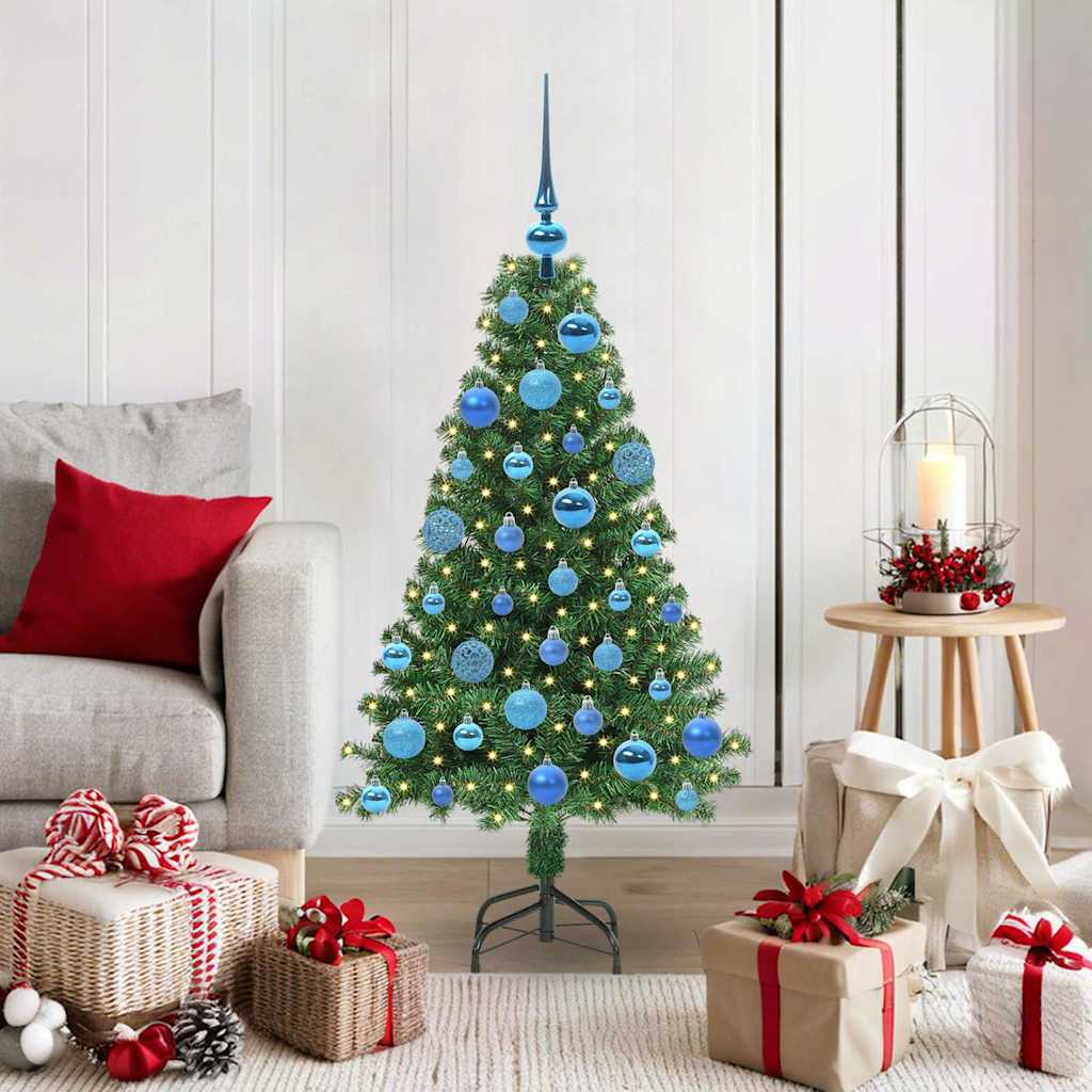 Sapin de Noël artificiel Vert 120 cm PVC, Acier et Plastique