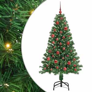 Umělý vánoční stromeček Zelená 150 cm PVC, ocel a plast - obrázek 2