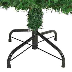Umělý vánoční stromeček Zelená 150 cm PVC, ocel a plast - obrázek 12