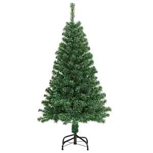 Umělý vánoční stromeček Zelená 150 cm PVC, ocel a plast - obrázek 5