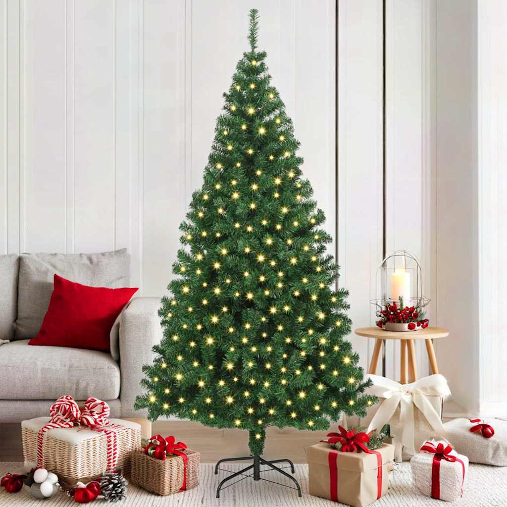 Sapin de Noël artificiel Vert 180 cm PVC, Acier et Plastique