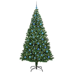 Umělý vánoční stromeček Zelená 240 cm PVC, ocel a plast - obrázek 3