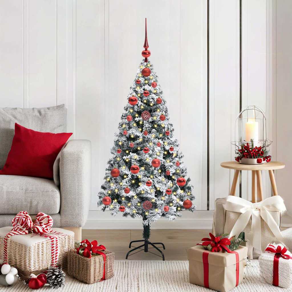Sapin de Noël artificiel Vert 120 cm PVC, Acier et Plastique